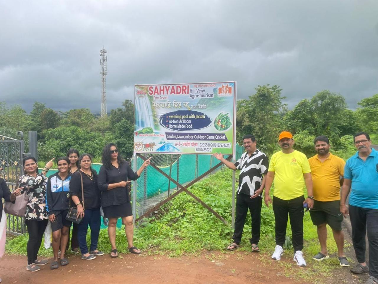Sahaydri Hill View Agro Tourism - Farm Resort Ghātghar Exteriör bild